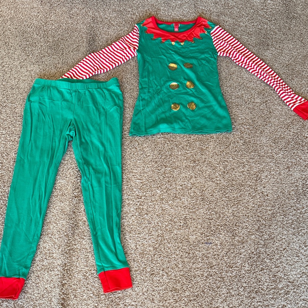 Target Green and Red Women's Holiday Pajama Set